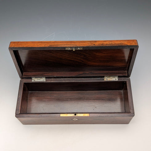 19世紀後半 フレンチアンティーク 象嵌 木製グローブボックス